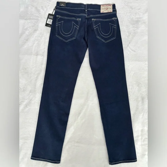 TRUE RELIGION Men's Rocco Single Needle Relaxed Skinny Jeans—NWT—34/32 - Picture 7 of 16